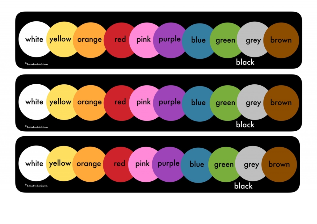 Primary Color Pattern Sheets Printables