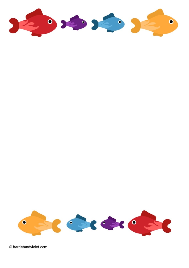 small fish use in phonicnumber or letter games printable teaching