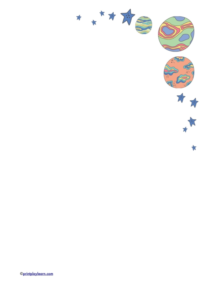 Space Page 1 Free Teaching Resources Print Play Learn